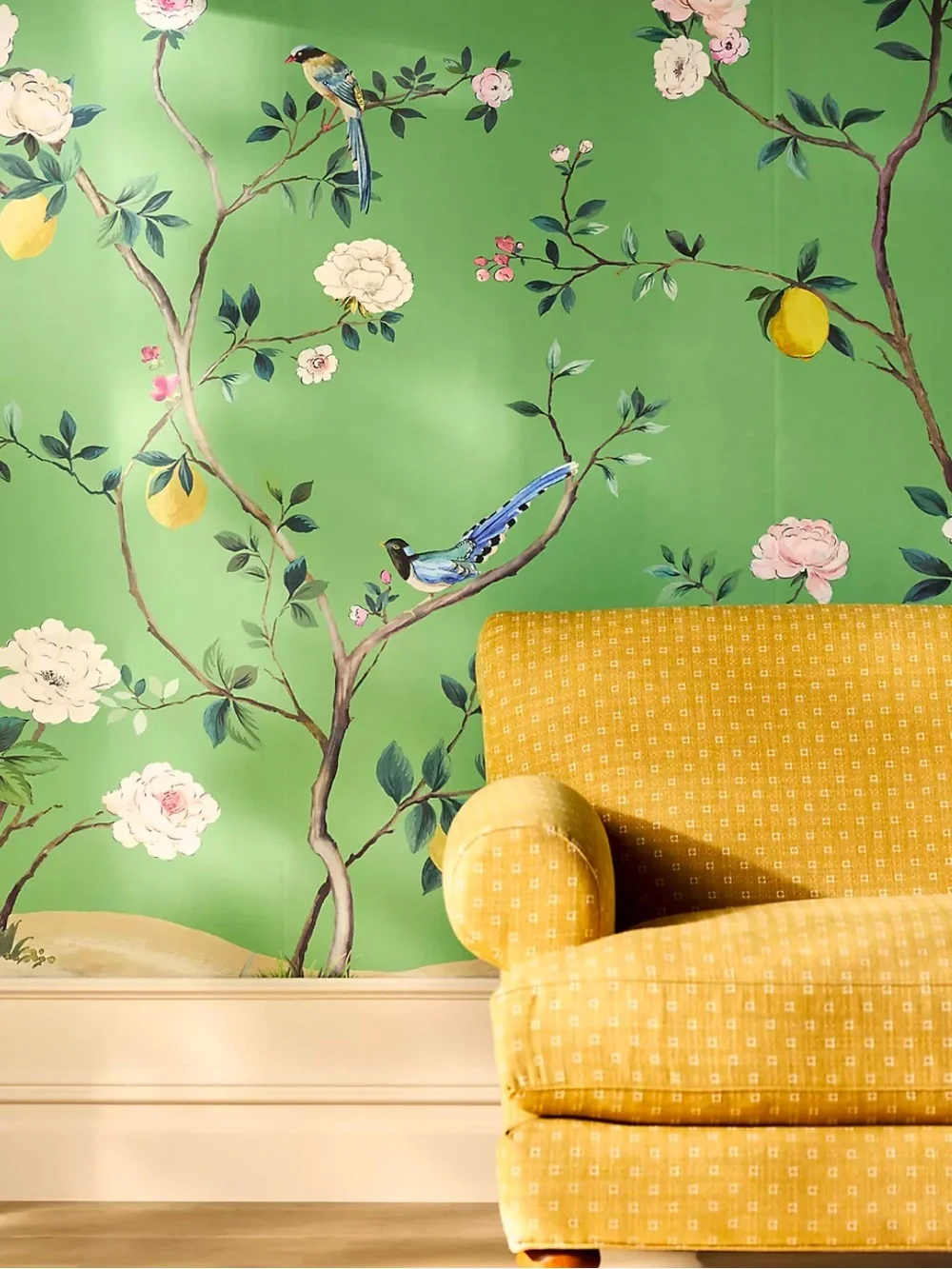 Anthropologie Chinoiserie Wallpaper mural NWT
